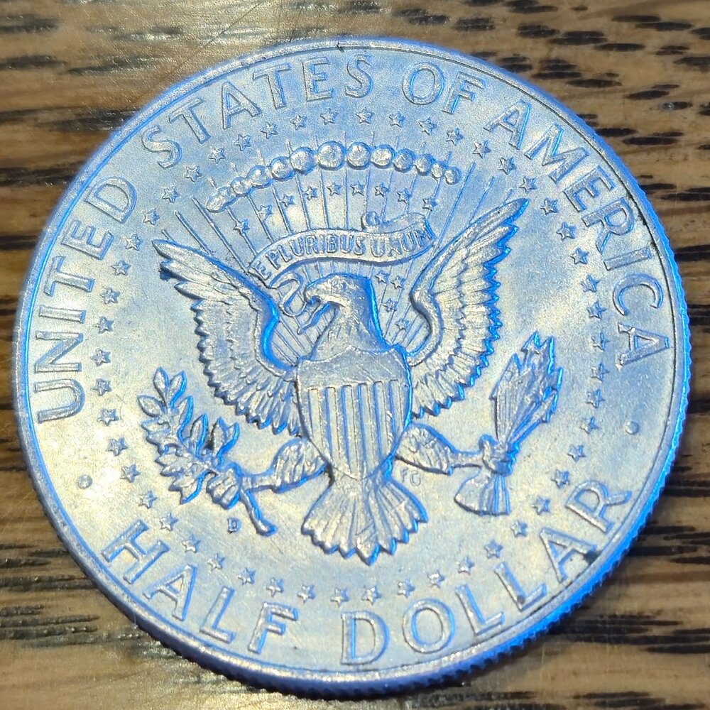 1964 Kennedy Half Dollar - last year of 90% Silver - Picture 3 of 3